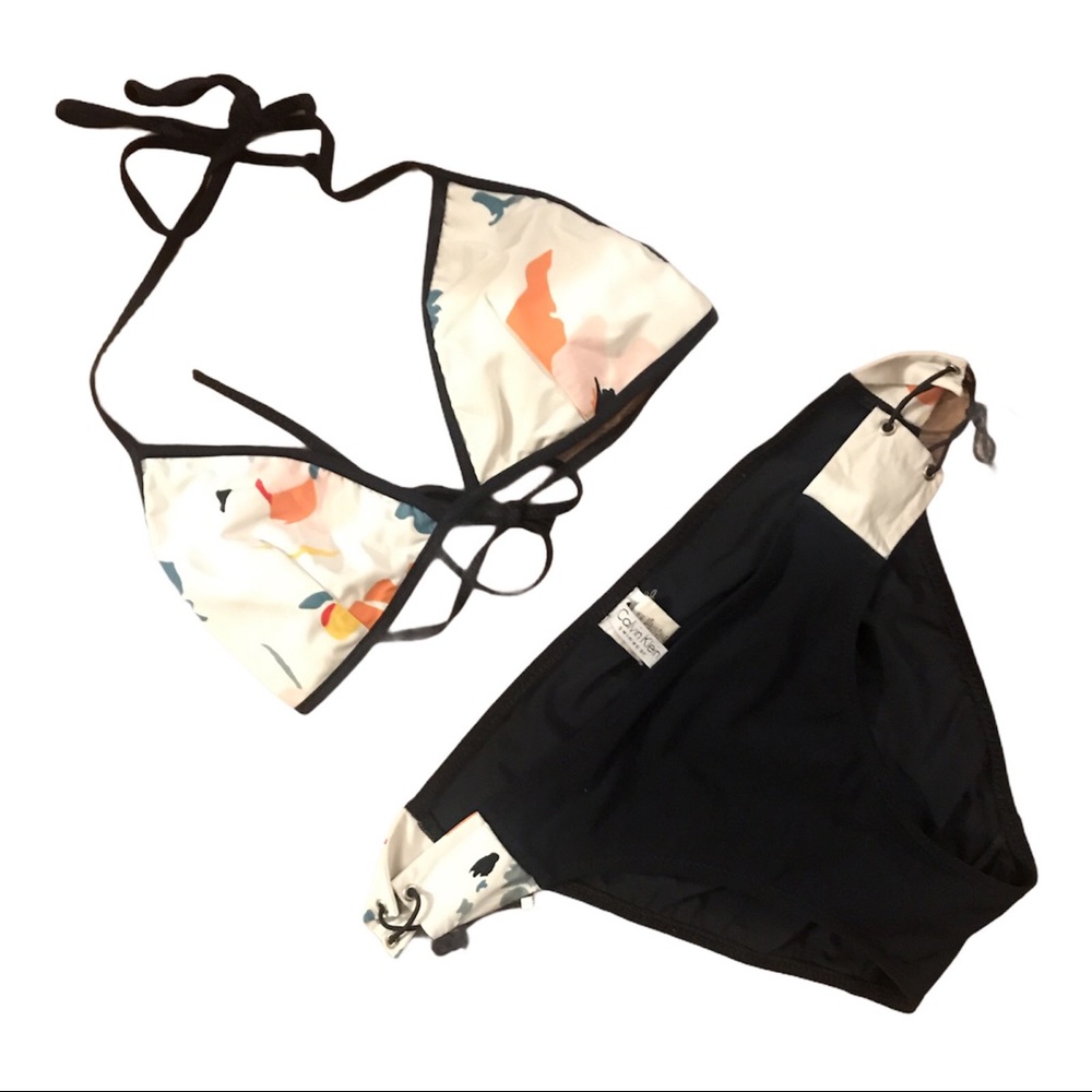 CalvinKlein Swimwear // Vintage Floral Bikini // 6
